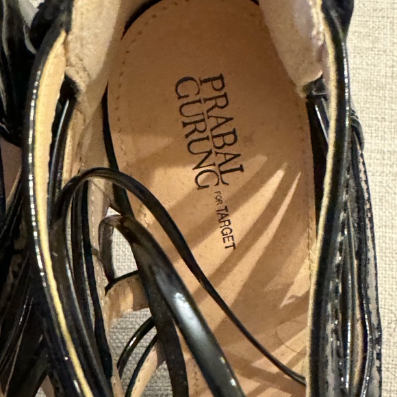 NEW “Prabal Gurung for Target” black women’s strapped heels size 8 (no box) - Picture 8 of 16
